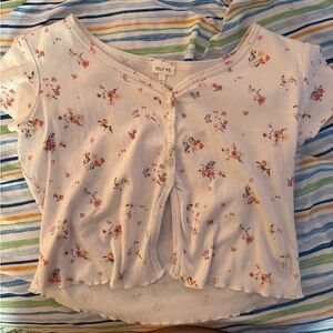 Floral Top - white